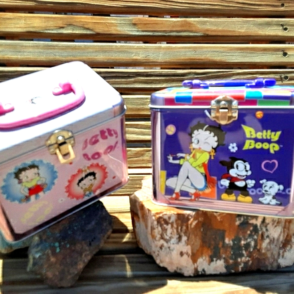 NEW Betty Boop Tin Oblong Tin Boxes